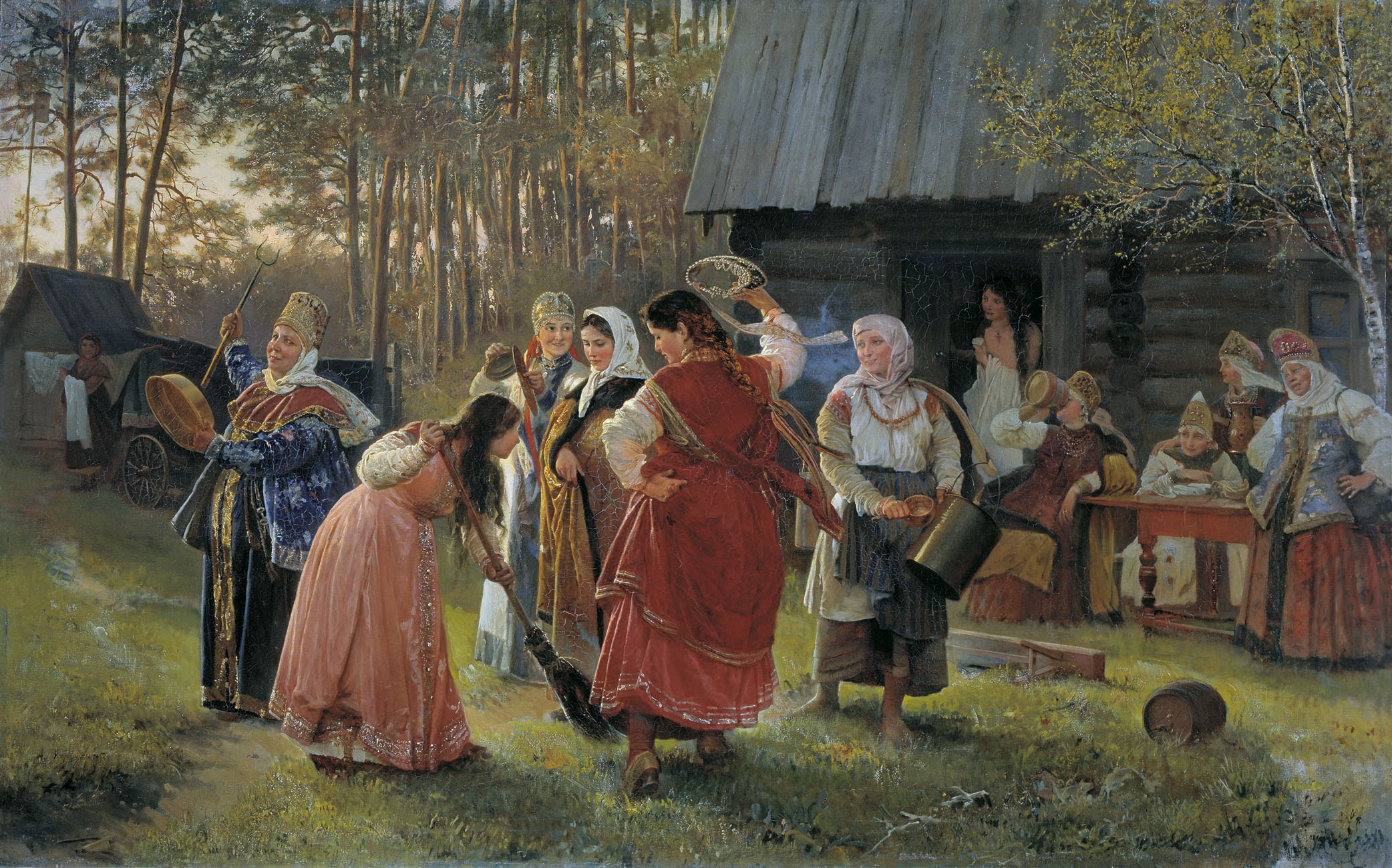 Алексей Корзухин. «Девичник», 1889.